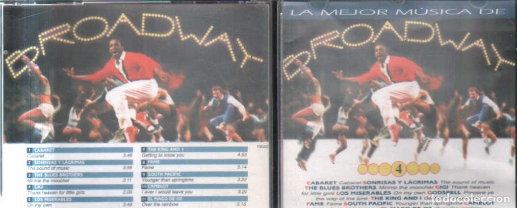 CDs de M&uacute;sica: LA MEJOR MUSICA DE BROADWAY N&ordm;4. VV.AA. CD-VARIOS-2762