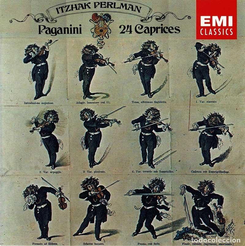 CDs de m&uacute;sica: Niccol&ograve; Paganini, Itzhak Perlman - 24 Caprices. CD - Foto 1