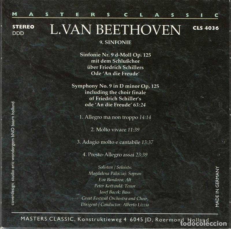 CDs de m&uacute;sica: Masters Classic. Beethoven. CD - Foto 2