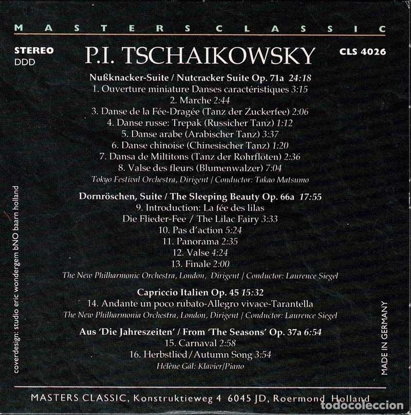 CDs de m&uacute;sica: Masters Classic. Tschaikowsky. CD - Foto 2