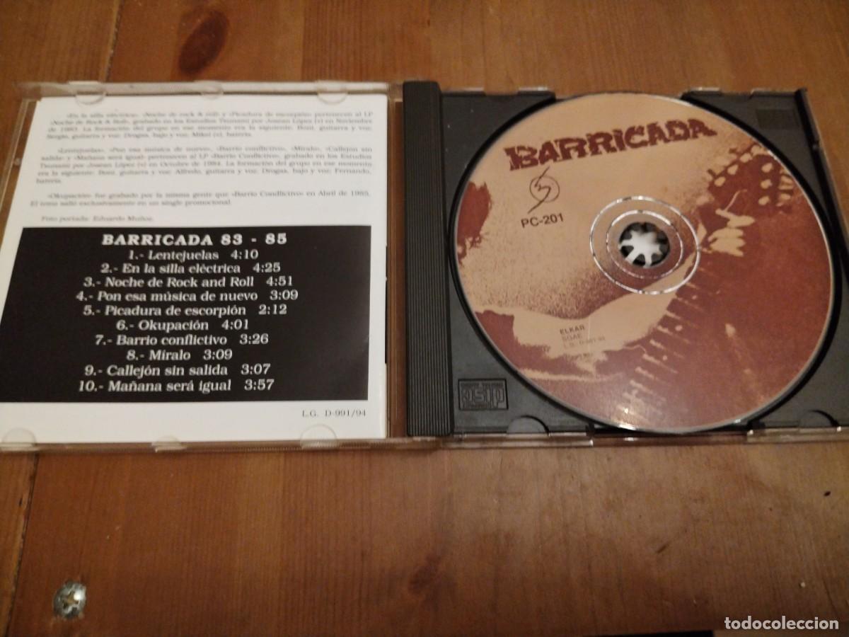 CDs de m&uacute;sica: Barricada -83-85 -heavy espa&ntilde;ol - Foto 4