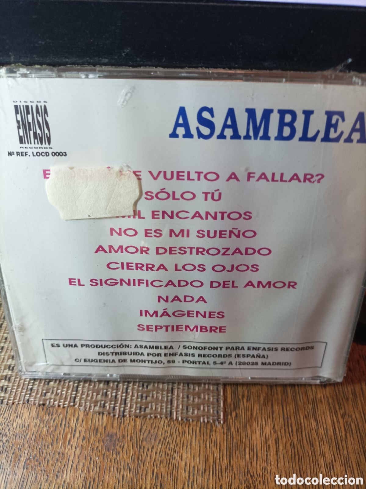 CDs de m&uacute;sica: Asamblea. Mil encantos. cd - Foto 2