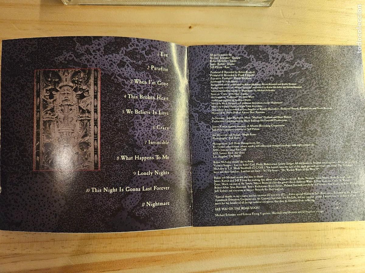 CDs de m&uacute;sica: MCAULEY & SCHENKER GROUP - MSG 1992 (CD) Michael Schenker - Robin McAuley - Foto 4