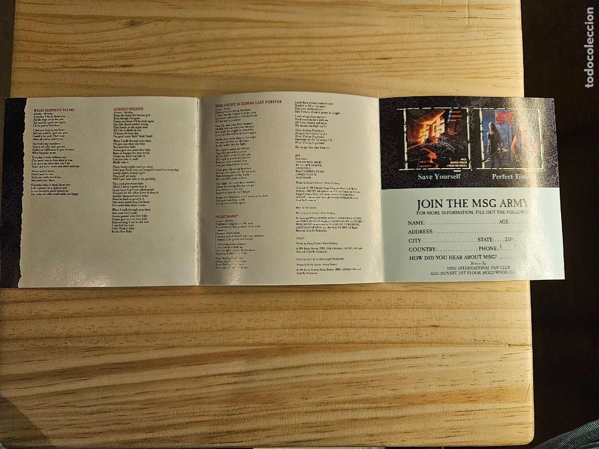CDs de m&uacute;sica: MCAULEY & SCHENKER GROUP - MSG 1992 (CD) Michael Schenker - Robin McAuley - Foto 6