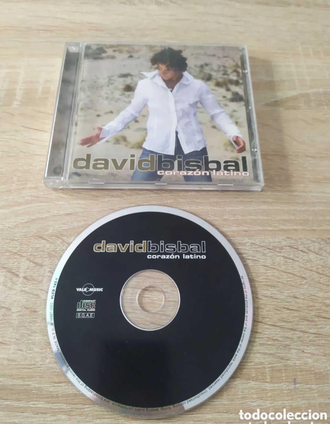 CDs de m&uacute;sica: CD DAVID BISBAL. CORAZ&Oacute;N LATINO. - Foto 1