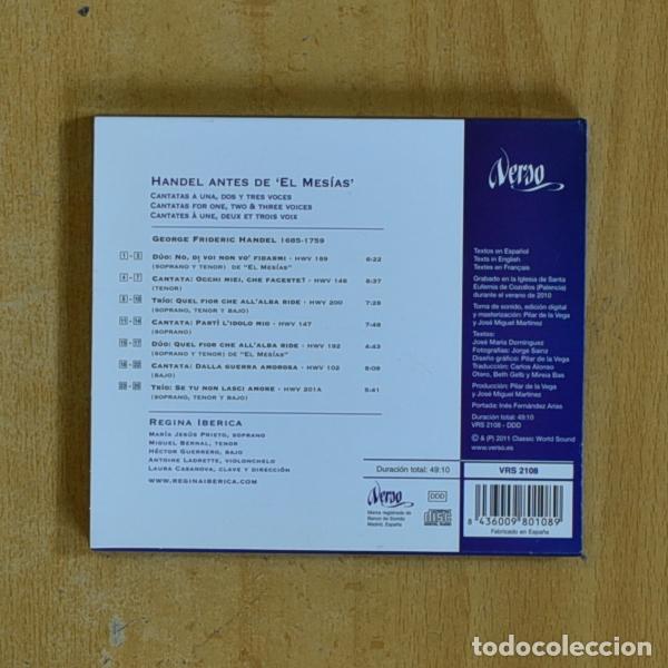 CDs de m&uacute;sica: HANDEL - EL MESIAS - CD - Foto 2