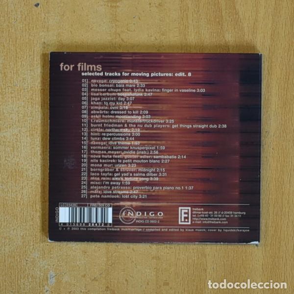 CDs de m&uacute;sica: VARIOS - FOR FILMS - CD - Foto 2