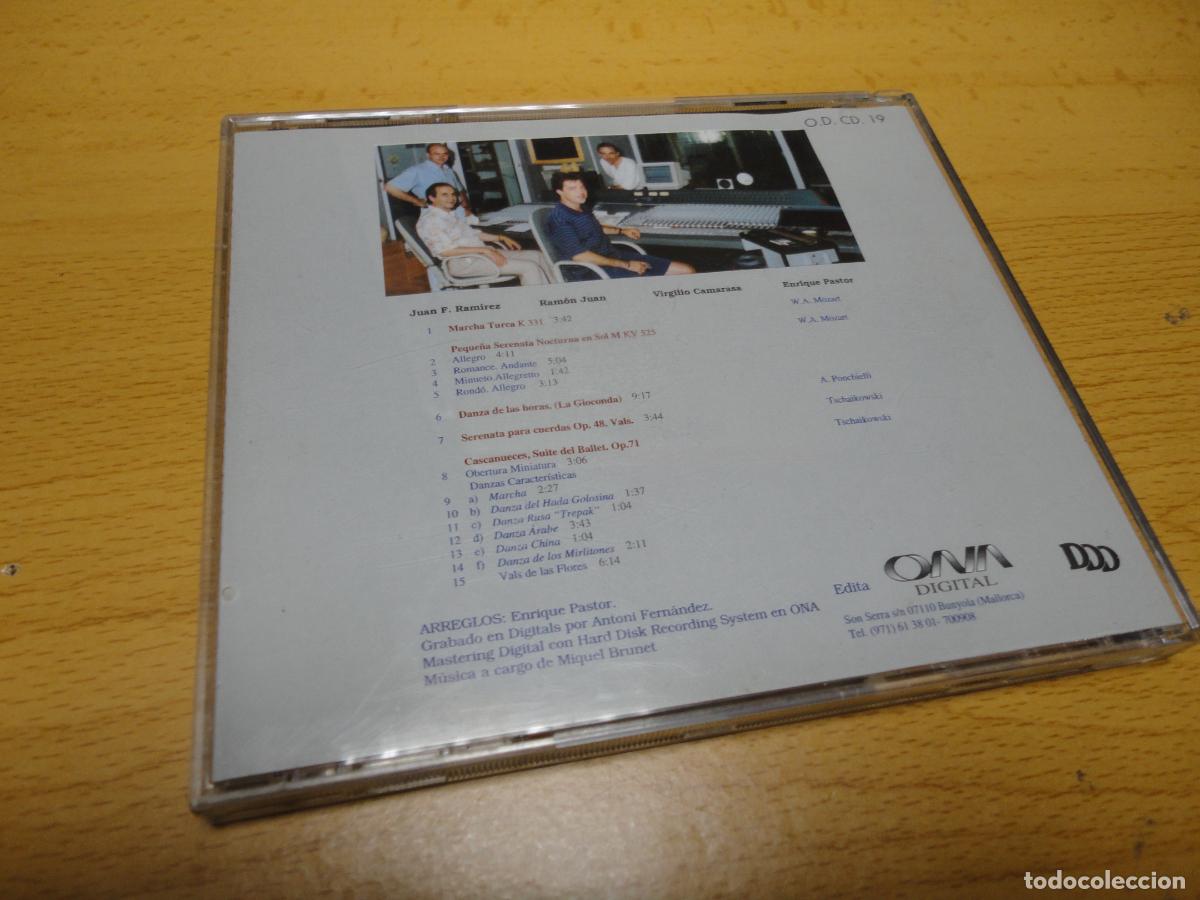 CDs de m&uacute;sica: Quartet de Clarinets Bellver. Mozart/Ponchielli/Tschaikowski. CD. - Foto 2