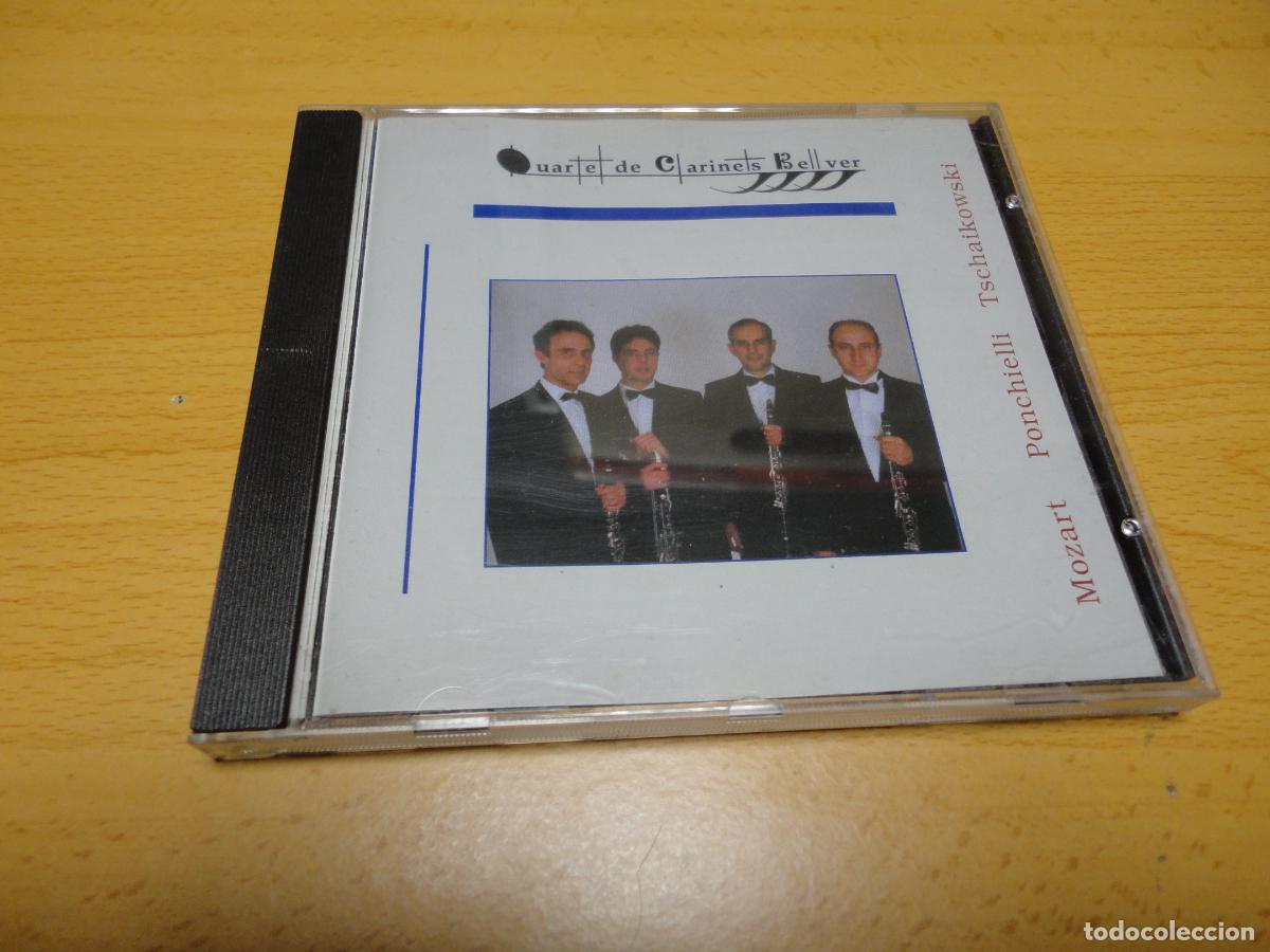 CDs de m&uacute;sica: Quartet de Clarinets Bellver. Mozart/Ponchielli/Tschaikowski. CD. - Foto 1