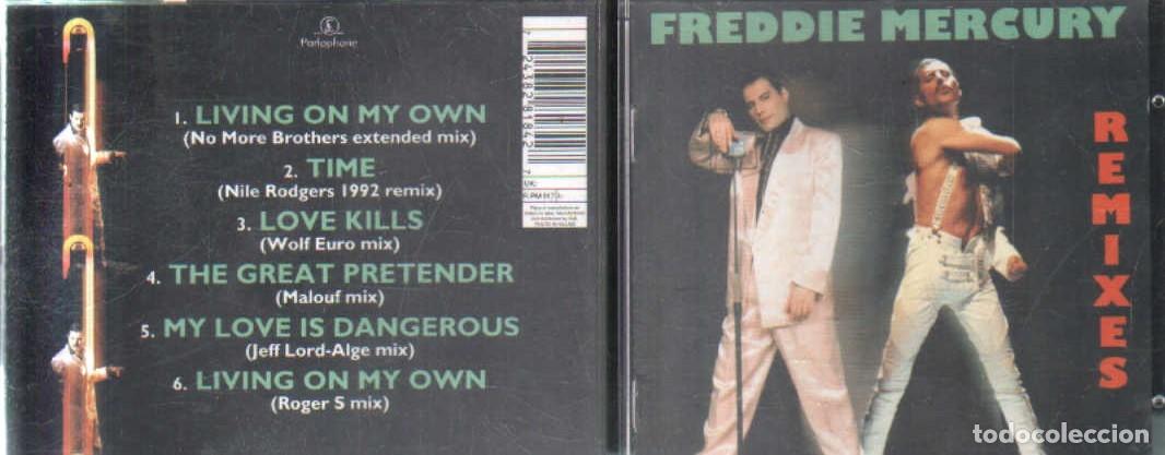 CDs de m&uacute;sica: REMIXES. FREDDIE MERCURY. CD-SOLEXT-1371 - Foto 1