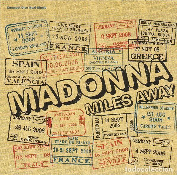 CDs de m&uacute;sica: Madonna &ndash; Miles Away - CD, Maxi-Single - Foto 1