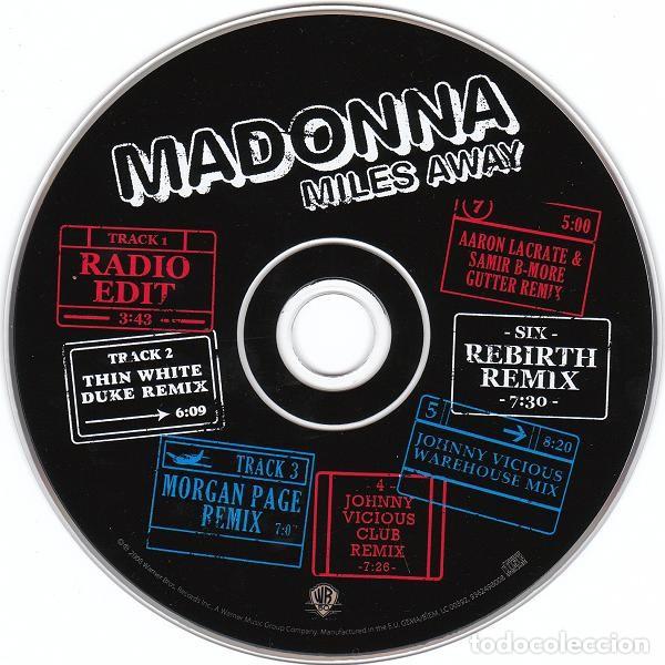 CDs de m&uacute;sica: Madonna &ndash; Miles Away - CD, Maxi-Single - Foto 3