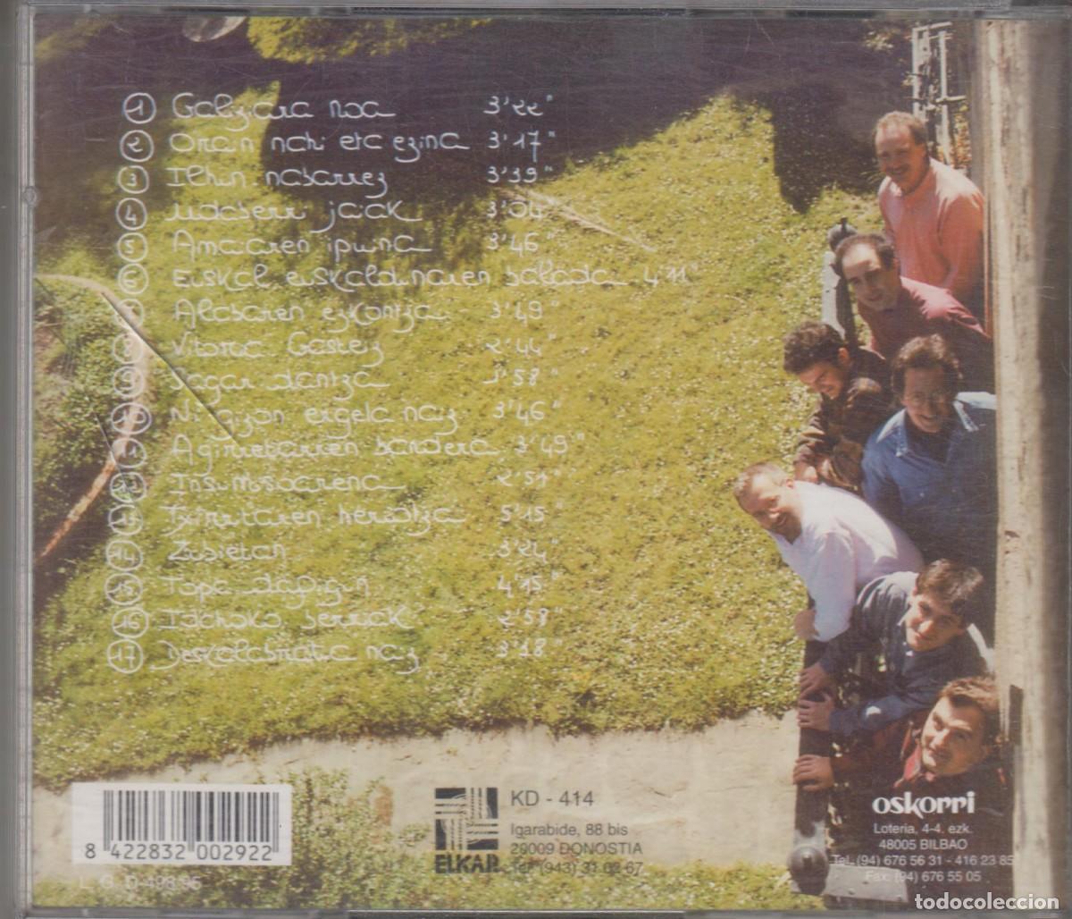 CDs de m&uacute;sica: Oskorri &lrm;cd Landalan 1996 - Foto 2