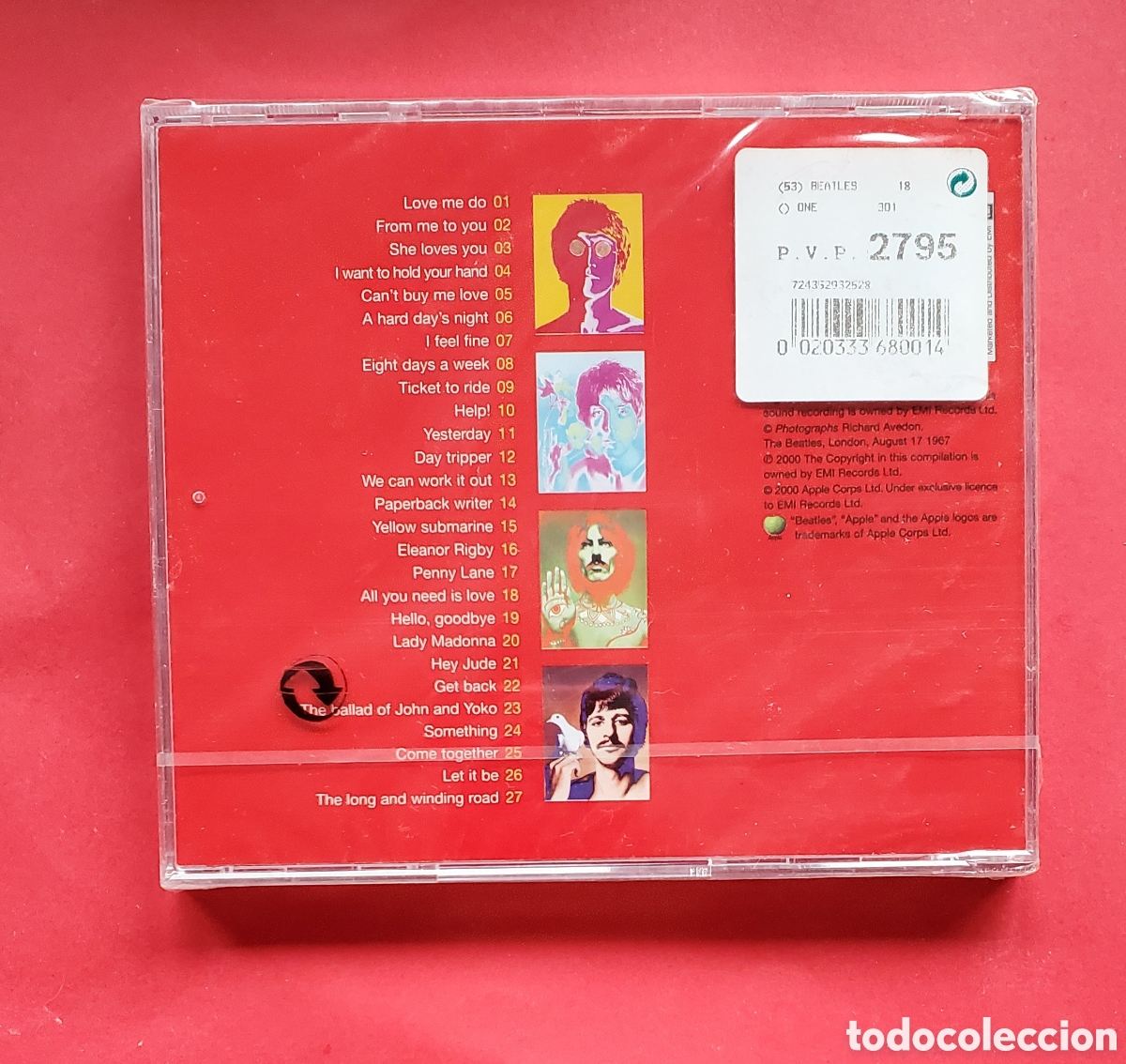 CDs de m&uacute;sica: THE BEATLES 1 . Sin abrir - Foto 2