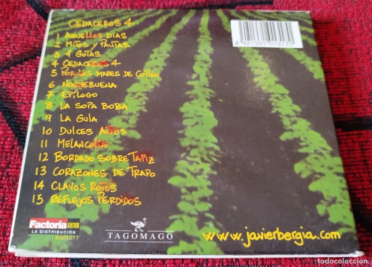CDs de m&uacute;sica: JAVIER BERGIA ** Cedaceros 4 ** CD 2007 - Foto 2