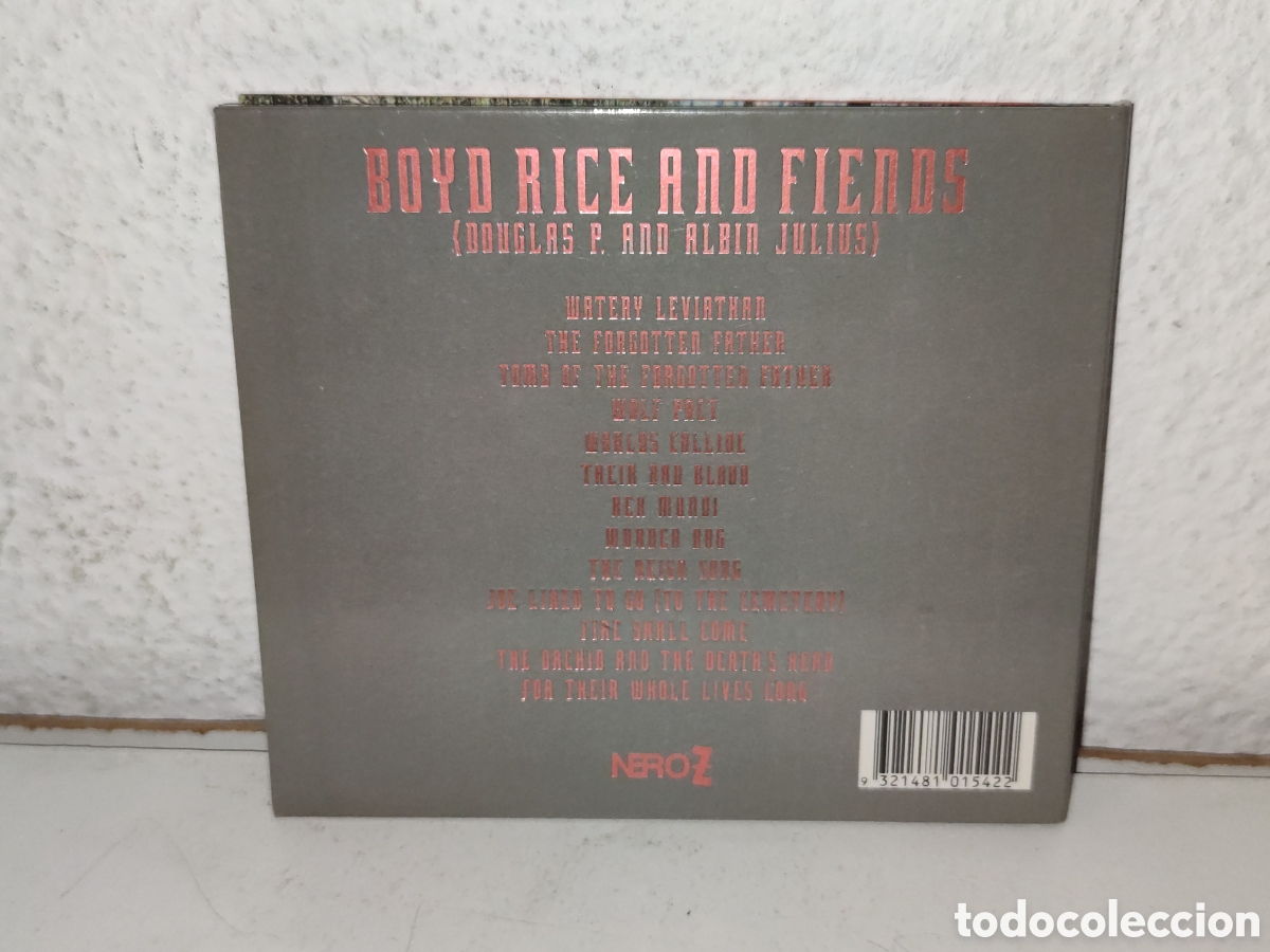 CDs de m&uacute;sica: Cd - Boyd Rice & Fiends &ndash; Wolf Pact - NEROZ CD1369 - Electronic, Experimental, - Foto 3
