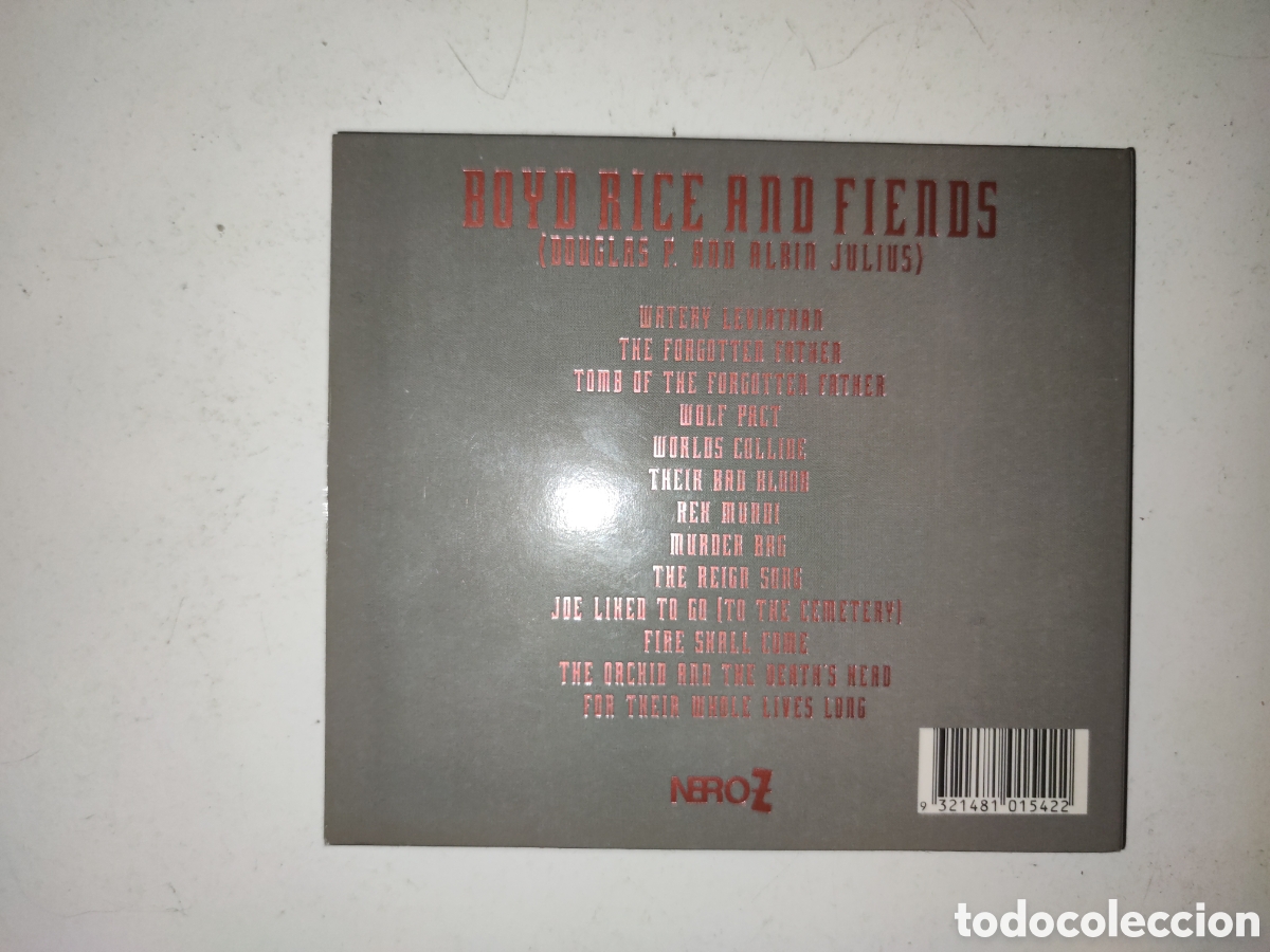 CDs de m&uacute;sica: Cd - Boyd Rice & Fiends &ndash; Wolf Pact - NEROZ CD1369 - Electronic, Experimental, - Foto 4