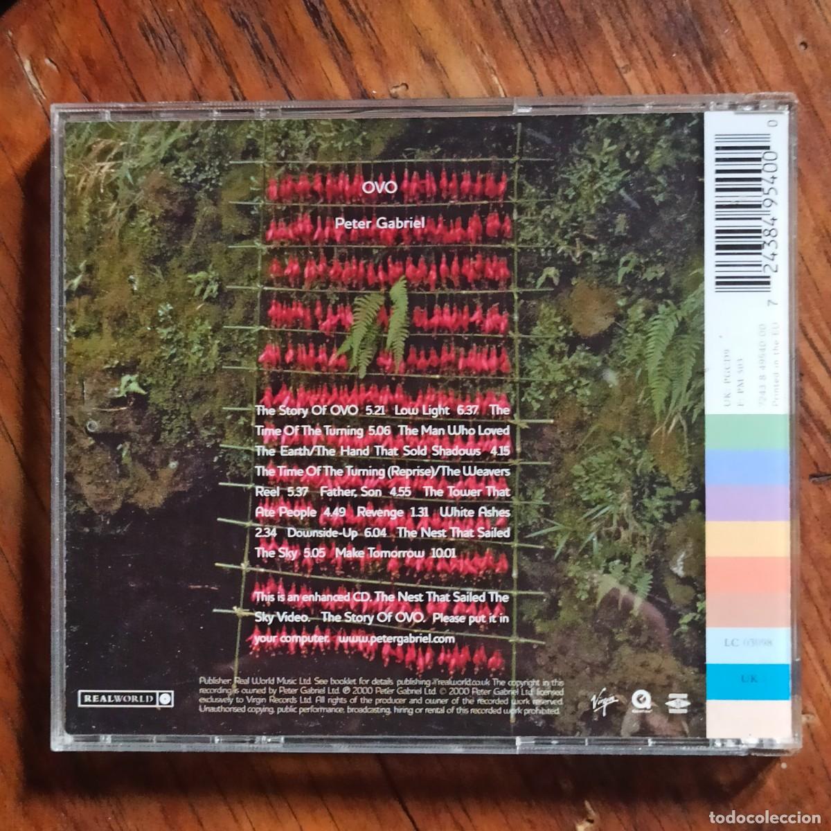 CDs de m&uacute;sica: CD Peter Gabriel &ndash; OVO - Foto 2