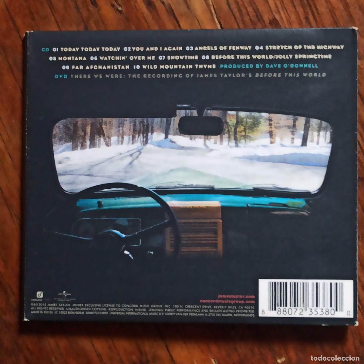 CDs de m&uacute;sica: CD + DVD James Taylor &ndash; Before This World - Foto 2