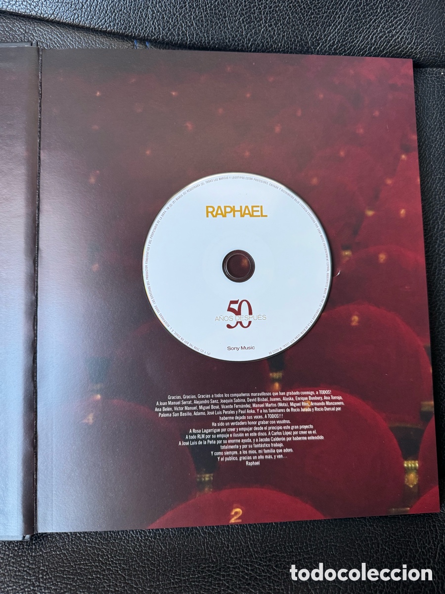 CDs de m&uacute;sica: Raphael 50 a&ntilde;os despu&eacute;s - Foto 3