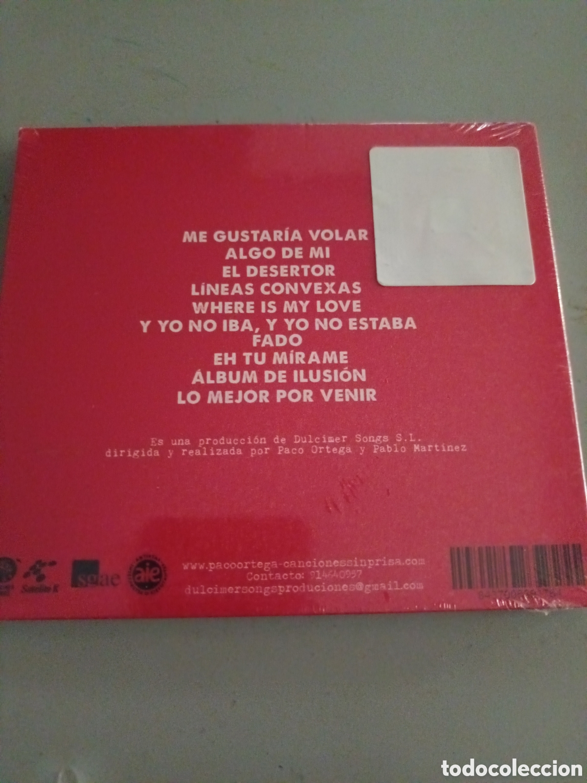 CDs de m&uacute;sica: Paco ortega precintado nuevo - Foto 2