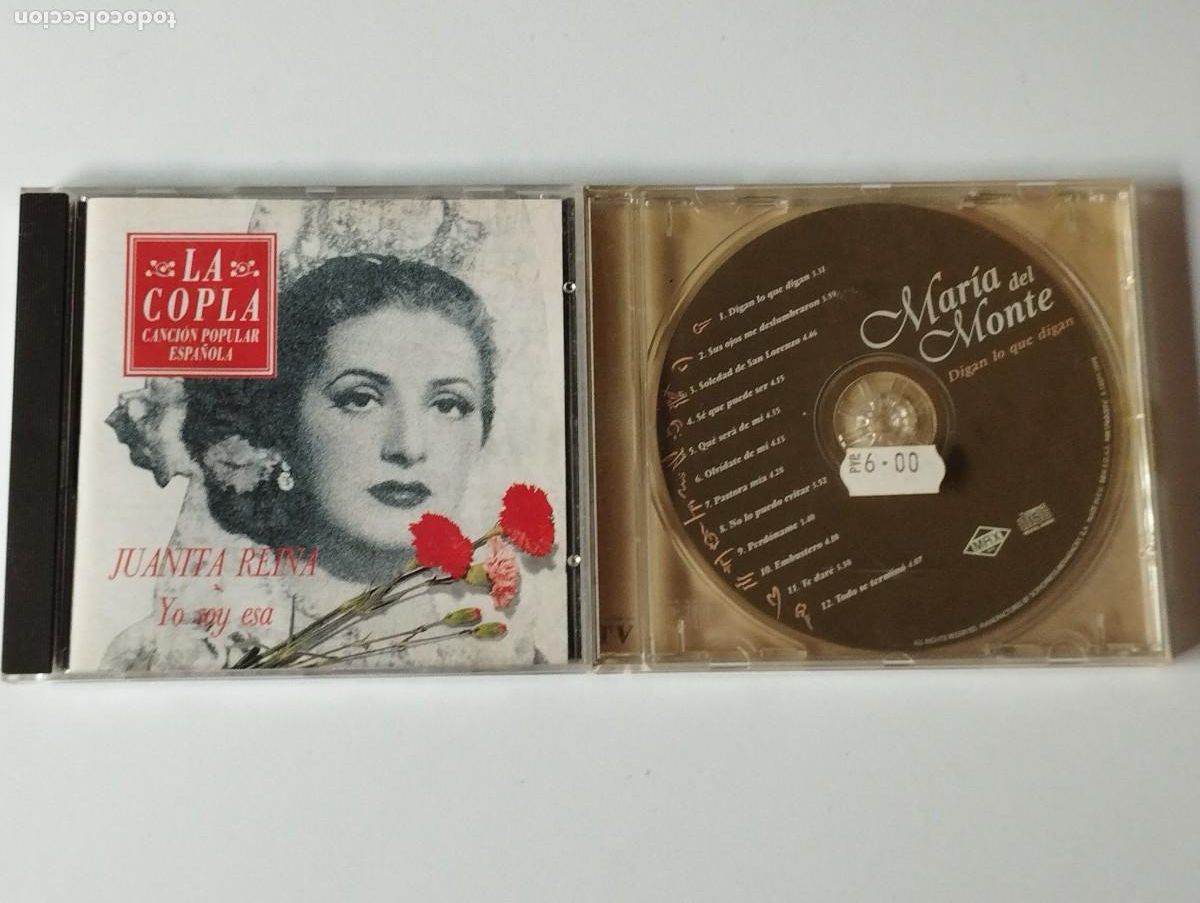 CDs de m&uacute;sica: 2 CD MARIA DEL MONTE - COPLA - Foto 1