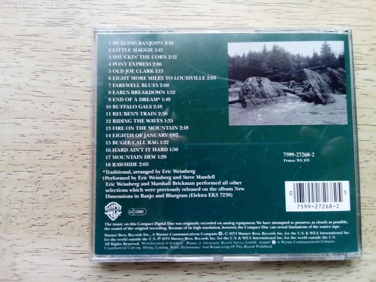 CDs de m&uacute;sica: Dueling Banjos. Deliverance BSO. CD - Foto 2