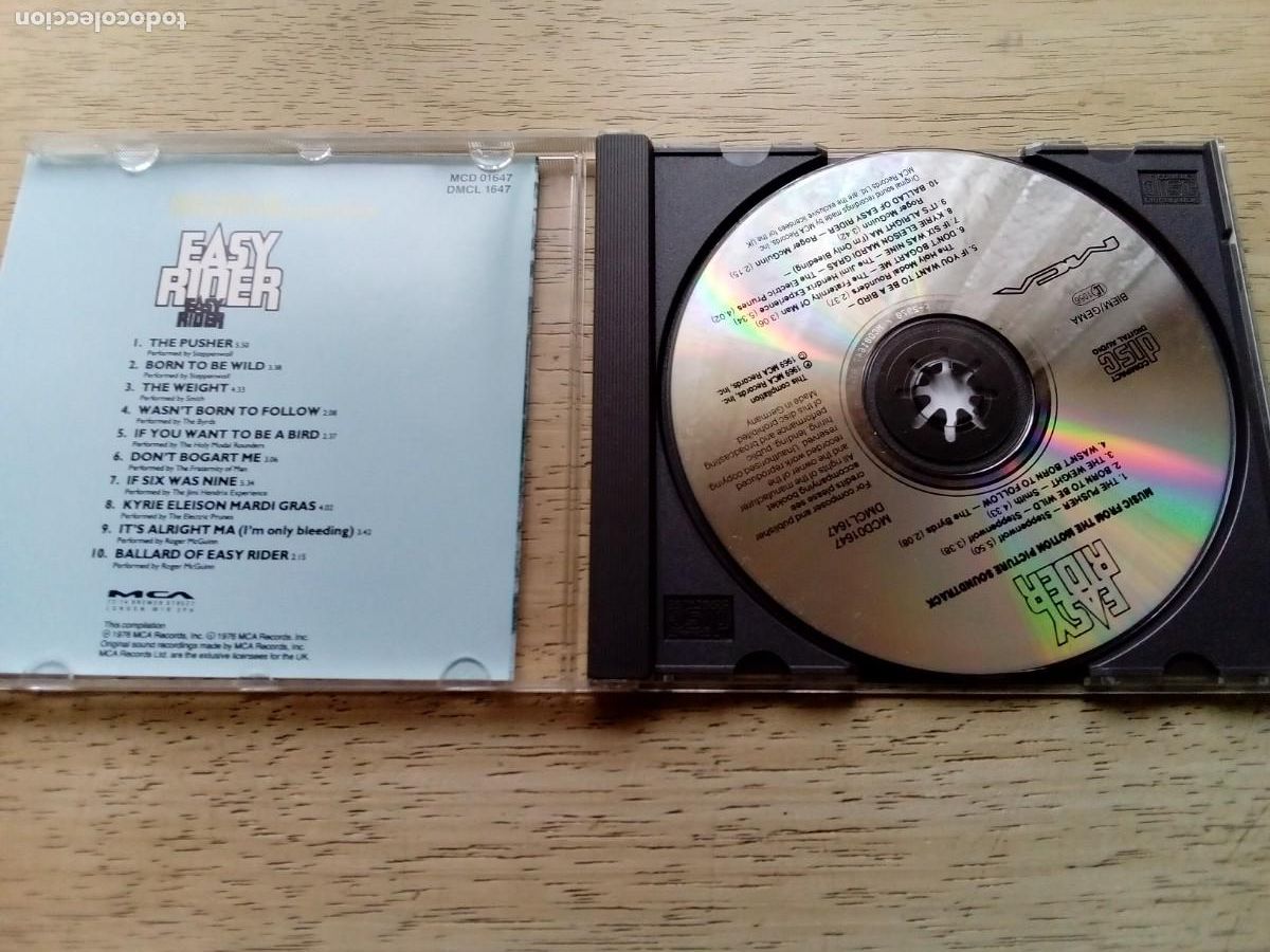 CDs de m&uacute;sica: Easy Rider. BSO. CD. Grupos 70s - Foto 3