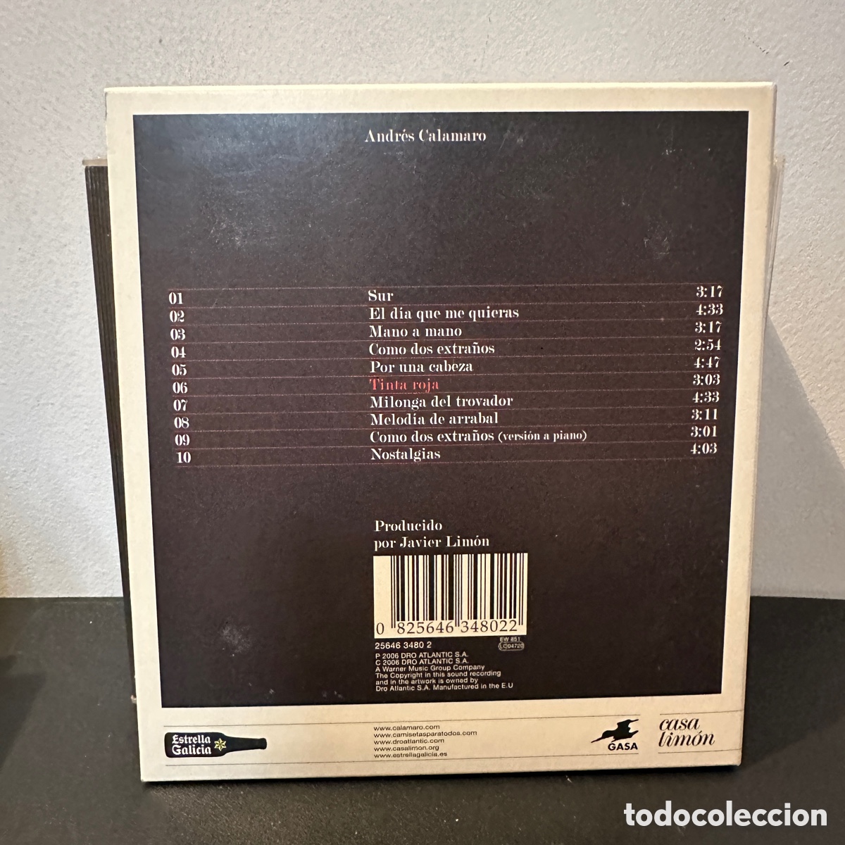 CDs de m&uacute;sica: Andr&eacute;s Calamaro - Tinta Roja (CD) - Foto 2