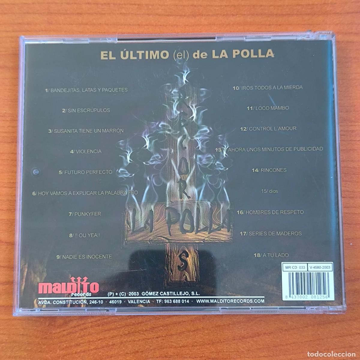 CDs de m&uacute;sica: El &uacute;ltimo de la polla CD la polla records - Foto 2
