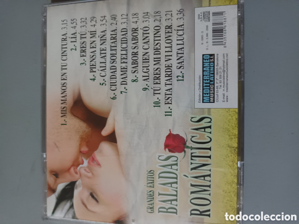CDs de m&uacute;sica: Baladas rom&aacute;nticas cd musical - Foto 2