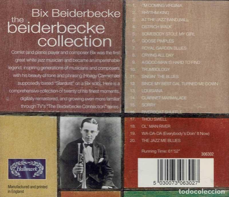 CDs de m&uacute;sica: Bix Beiderbecke - The Beiderbecke Collection. CD - Foto 2