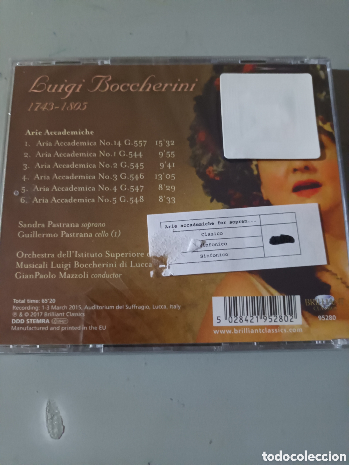 CDs de m&uacute;sica: Boccherini precintado nuevo - Foto 2