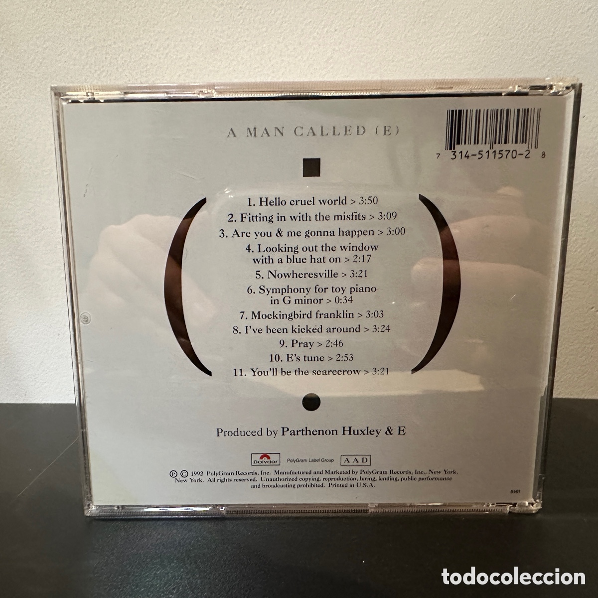 CDs de m&uacute;sica: E - A Man Called (E) (CD) - Foto 2