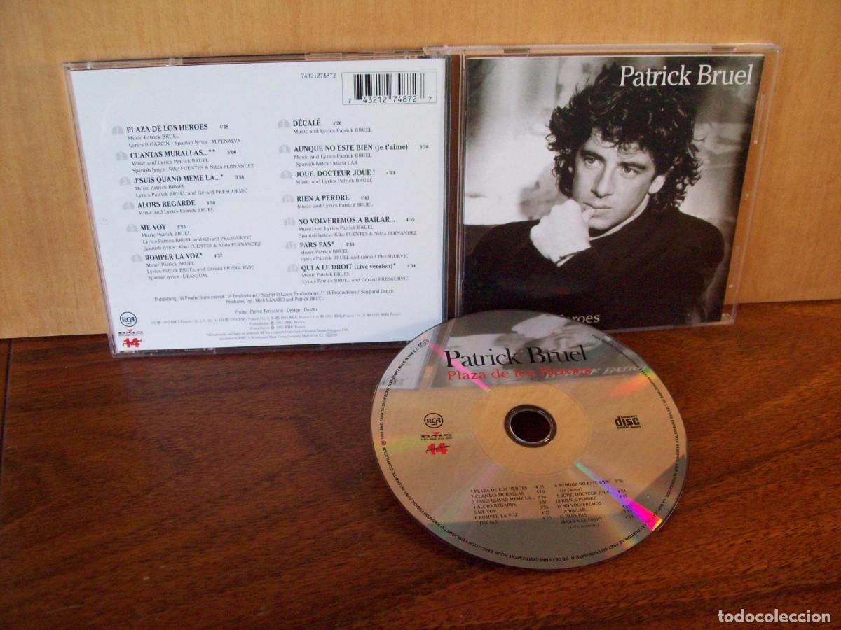 CDs de m&uacute;sica: PATRICK BRUEL - PLAZA DE LOS HEROES - CD FABRICADO EN E.C. - Foto 1