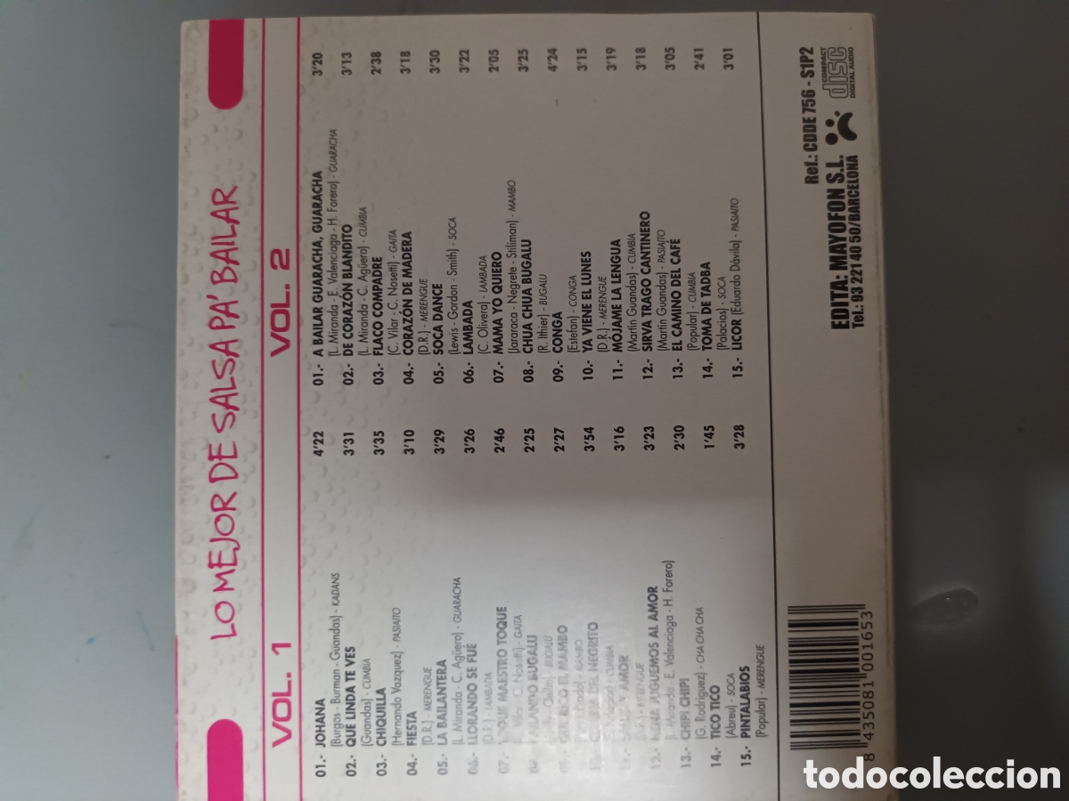 CDs de m&uacute;sica: Salsa para bailar 2cds - Foto 2