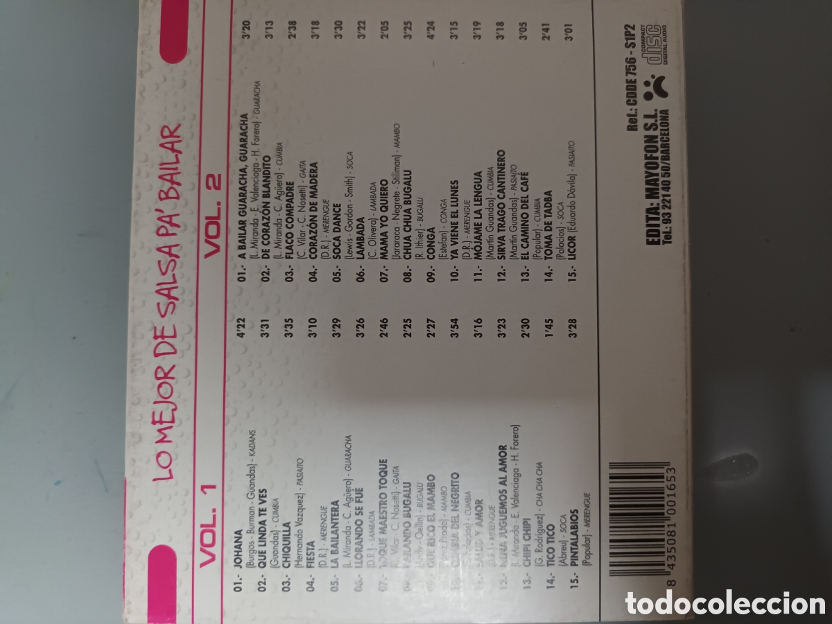 CDs de m&uacute;sica: Salsa para bailar 2cds - Foto 3