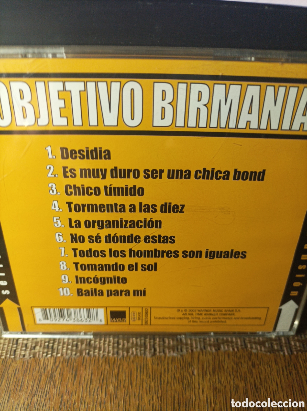 CDs de m&uacute;sica: Objetivo Birmania. Desidia y otros &eacute;xitos. Cd - Foto 2