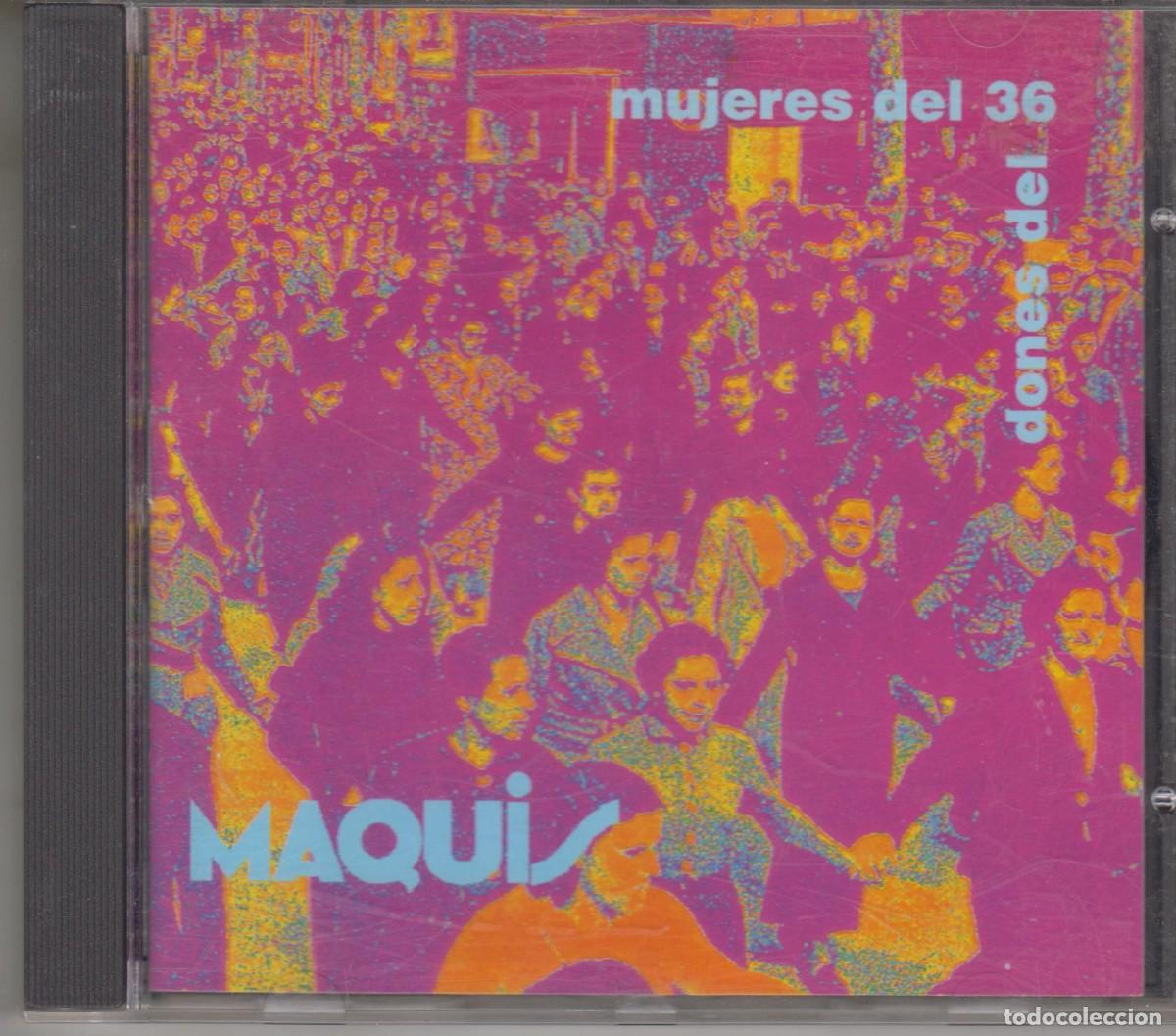 CDs de m&uacute;sica: Maquis cd Dones Mujeres del 36 1998 Guerra Civil Espa&ntilde;ola