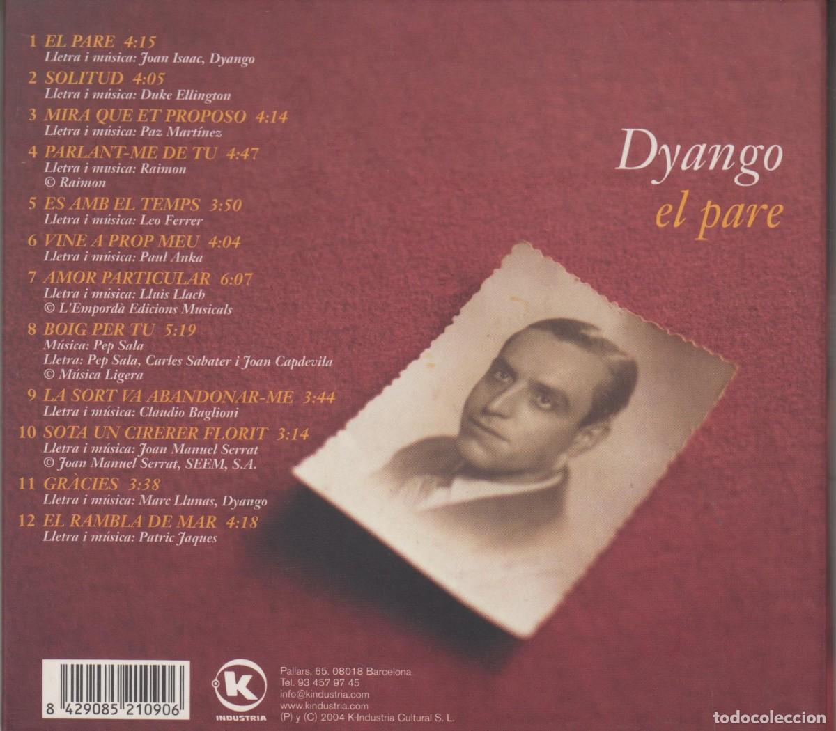 CDs de m&uacute;sica: Dyango cd El pare 2004 - Foto 2