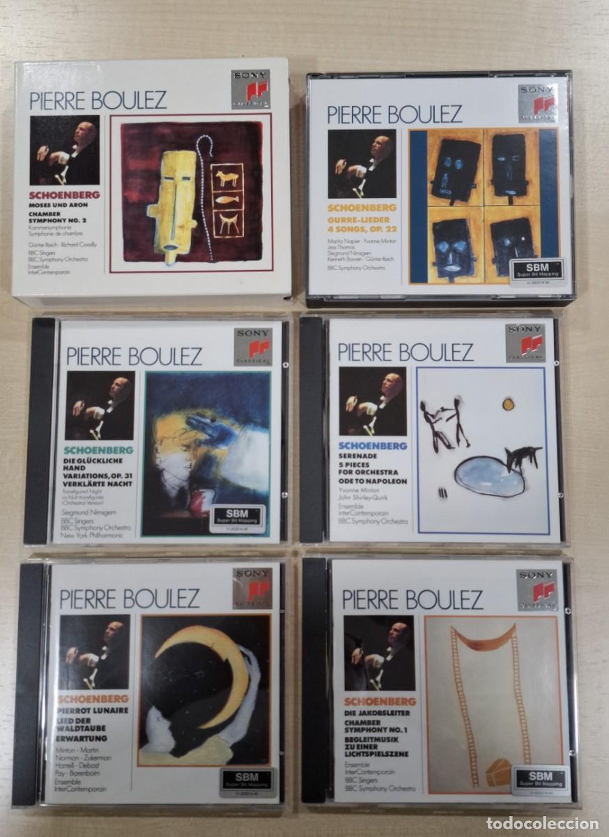 CDs de m&uacute;sica: ARNOLD SCHOENBERG: LOTE DE 8 CD (Dirige: Pierre Boulez) - Foto 1