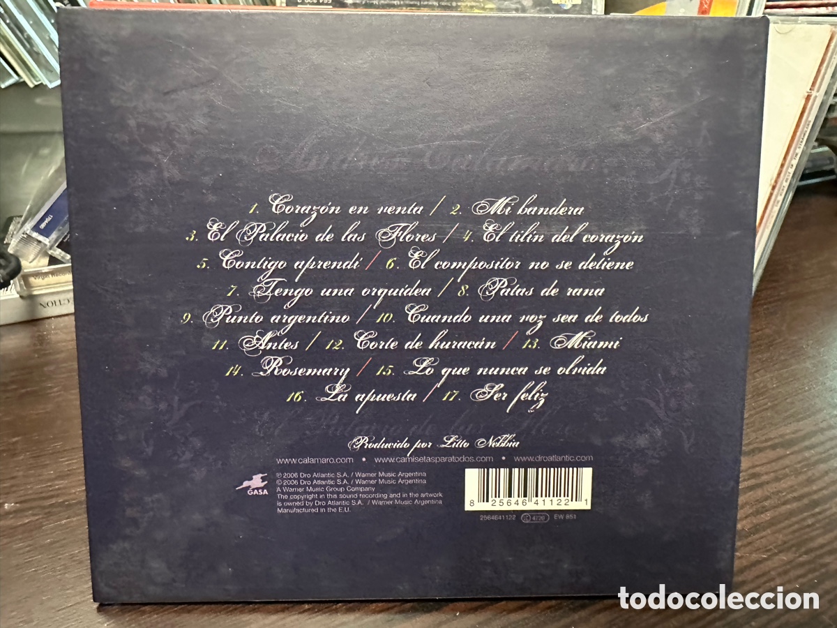 CDs de m&uacute;sica: Andr&eacute;s Calamaro - El Palacio De Las Flores (CD) - Foto 2