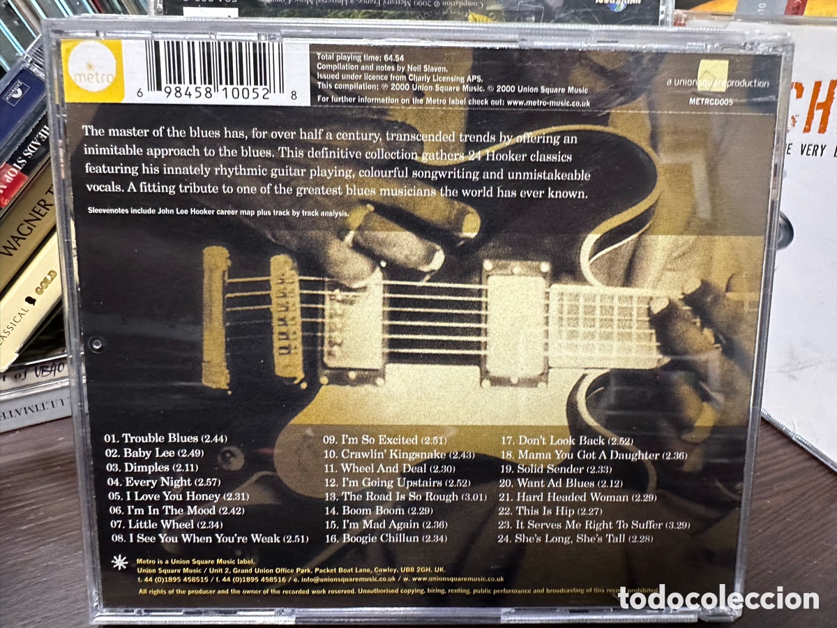 CDs de m&uacute;sica: John Lee Hooker - The Definitive Collection (CD, Mono) - Foto 2