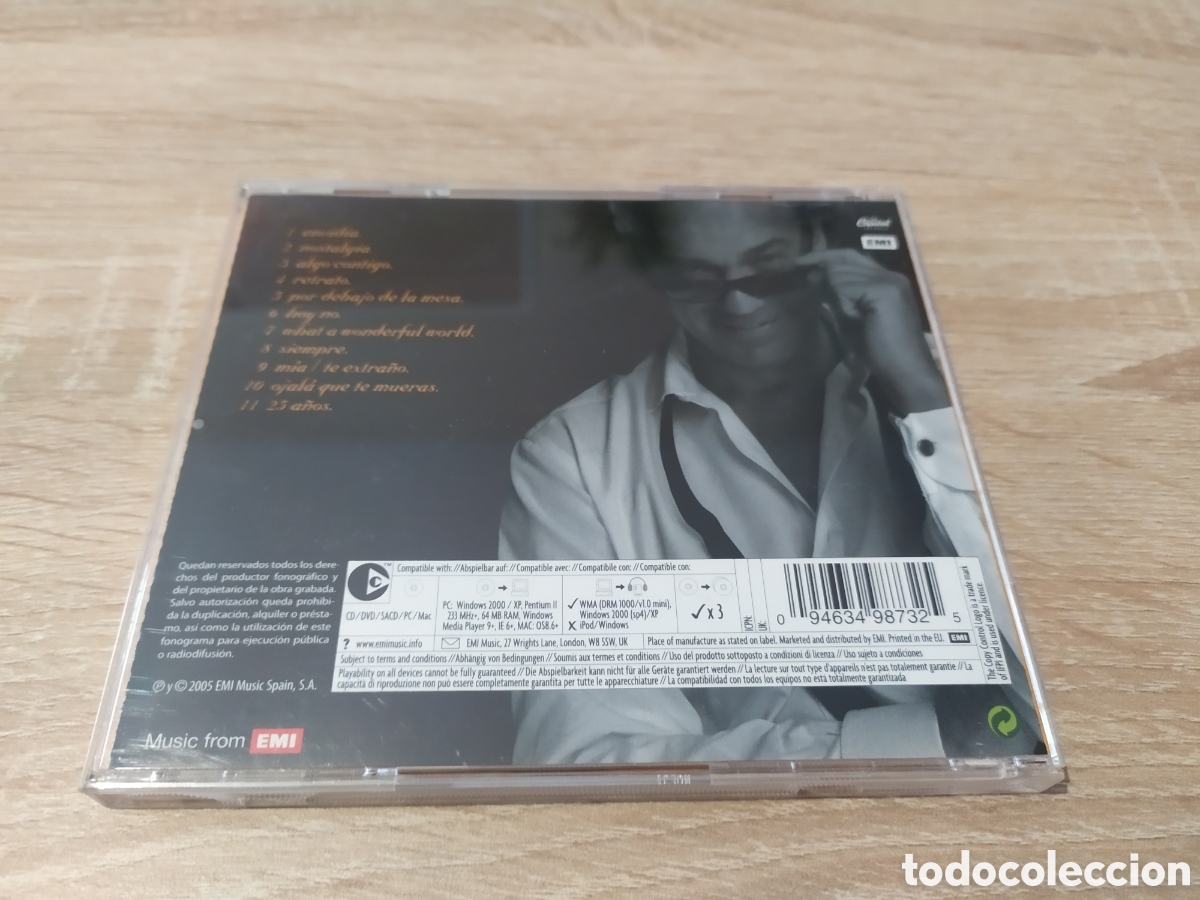 CDs de m&uacute;sica: CD BERT&Iacute;N OSBORNE. ALGO CONTIGO. - Foto 2