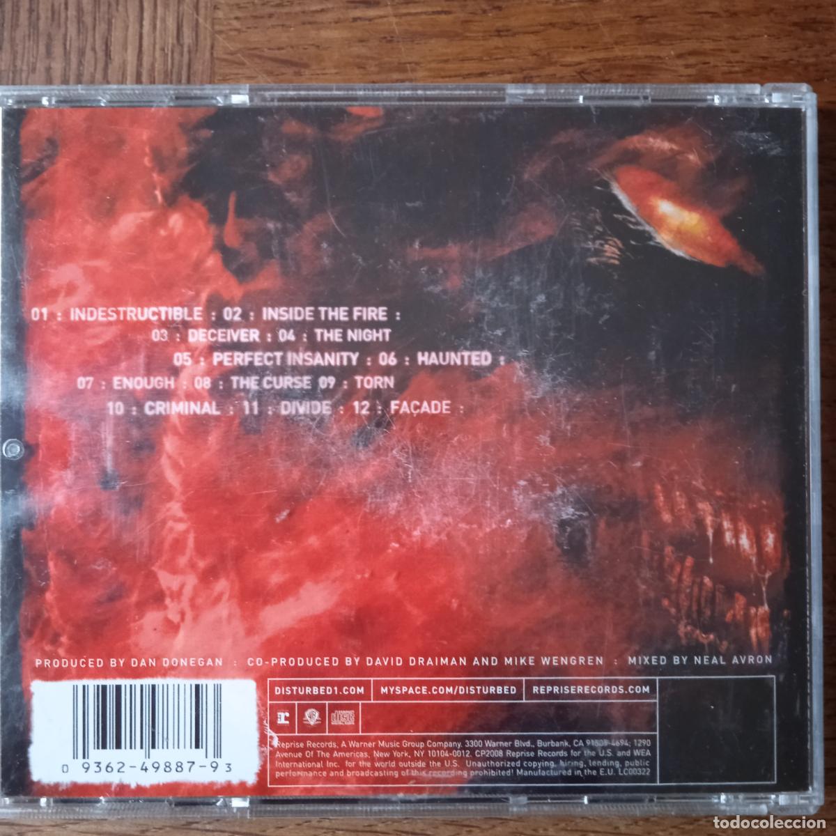 CDs de m&uacute;sica: Disturbed &ndash; Indestructible . CD - Foto 2