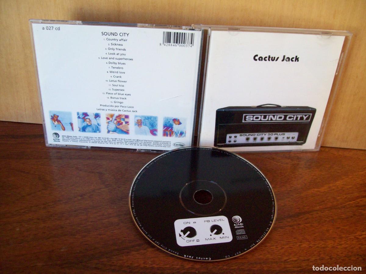 CDs de m&uacute;sica: CACTUS JACK - SOUND CITY - CD - Foto 1