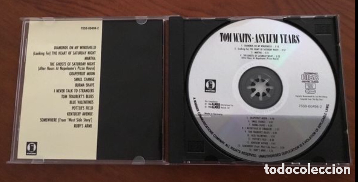 CDs de m&uacute;sica: Cd Tom Waits. Asylum Years - Foto 2