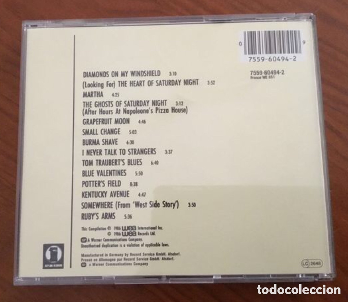 CDs de m&uacute;sica: Cd Tom Waits. Asylum Years - Foto 3