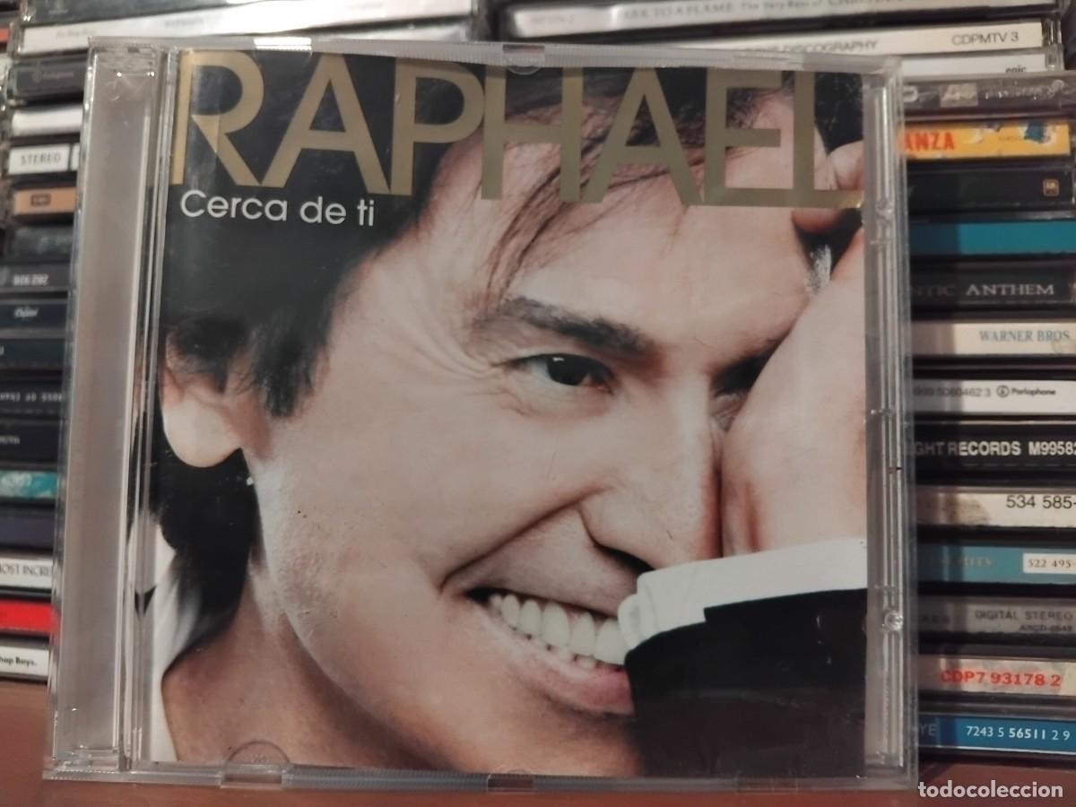 CDs de m&uacute;sica: Raphael &lrm;&ndash; Cerca De Ti - cd firmado con dedicatoria de Raphael - Foto 1