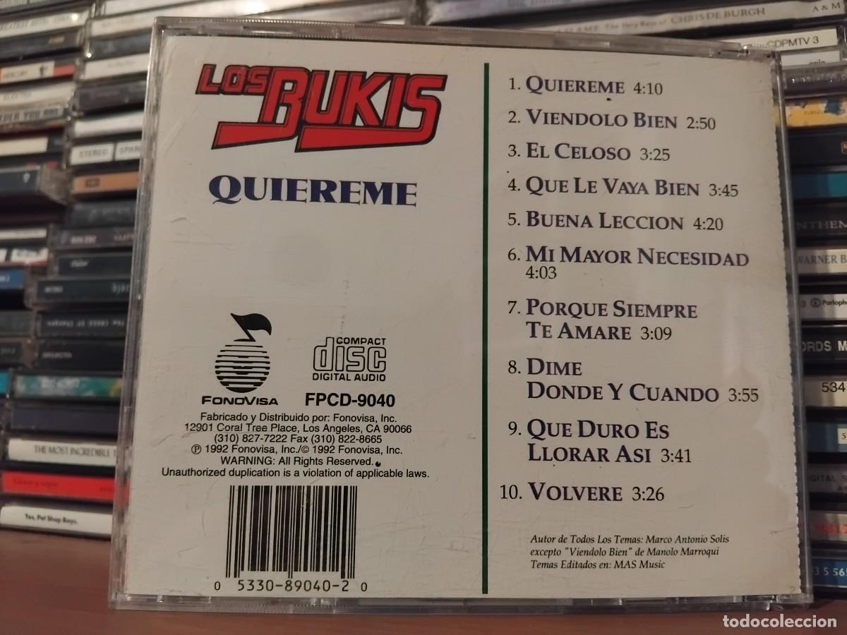 CDs de m&uacute;sica: Los Bukis &lrm;&ndash; Qui&eacute;reme - Foto 2